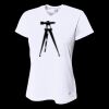 Ladies' Birds-Eye Mesh V-Neck T-Shirt Thumbnail