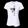 Ladies' Birds-Eye Mesh V-Neck T-Shirt Thumbnail