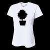 Ladies' Birds-Eye Mesh V-Neck T-Shirt Thumbnail