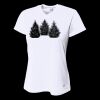 Ladies' Birds-Eye Mesh V-Neck T-Shirt Thumbnail