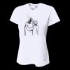 Ladies' Birds-Eye Mesh V-Neck T-Shirt Thumbnail