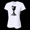 Ladies' Birds-Eye Mesh V-Neck T-Shirt Thumbnail