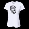 Ladies' Birds-Eye Mesh V-Neck T-Shirt Thumbnail