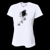 Ladies' Birds-Eye Mesh V-Neck T-Shirt Thumbnail