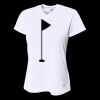 Ladies' Birds-Eye Mesh V-Neck T-Shirt Thumbnail