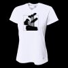 Ladies' Birds-Eye Mesh V-Neck T-Shirt Thumbnail