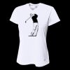 Ladies' Birds-Eye Mesh V-Neck T-Shirt Thumbnail