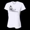 Ladies' Birds-Eye Mesh V-Neck T-Shirt Thumbnail