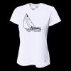 Ladies' Birds-Eye Mesh V-Neck T-Shirt Thumbnail