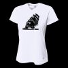 Ladies' Birds-Eye Mesh V-Neck T-Shirt Thumbnail