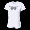 Ladies' Birds-Eye Mesh V-Neck T-Shirt Thumbnail