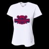 Ladies' Birds-Eye Mesh V-Neck T-Shirt Thumbnail