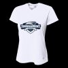 Ladies' Birds-Eye Mesh V-Neck T-Shirt Thumbnail