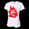 Ladies' Birds-Eye Mesh V-Neck T-Shirt Thumbnail