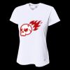 Ladies' Birds-Eye Mesh V-Neck T-Shirt Thumbnail