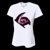 Ladies' Birds-Eye Mesh V-Neck T-Shirt Thumbnail