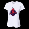 Ladies' Birds-Eye Mesh V-Neck T-Shirt Thumbnail