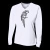 Ladies' Birds-Eye Mesh Long Sleeve V-Neck T-Shirt Thumbnail