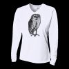 Ladies' Birds-Eye Mesh Long Sleeve V-Neck T-Shirt Thumbnail