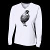 Ladies' Birds-Eye Mesh Long Sleeve V-Neck T-Shirt Thumbnail