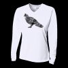 Ladies' Birds-Eye Mesh Long Sleeve V-Neck T-Shirt Thumbnail