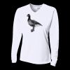 Ladies' Birds-Eye Mesh Long Sleeve V-Neck T-Shirt Thumbnail