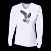 Ladies' Birds-Eye Mesh Long Sleeve V-Neck T-Shirt Thumbnail