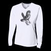 Ladies' Birds-Eye Mesh Long Sleeve V-Neck T-Shirt Thumbnail