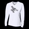 Ladies' Birds-Eye Mesh Long Sleeve V-Neck T-Shirt Thumbnail