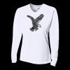 Ladies' Birds-Eye Mesh Long Sleeve V-Neck T-Shirt Thumbnail