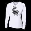 Ladies' Birds-Eye Mesh Long Sleeve V-Neck T-Shirt Thumbnail