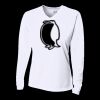 Ladies' Birds-Eye Mesh Long Sleeve V-Neck T-Shirt Thumbnail