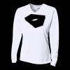 Ladies' Birds-Eye Mesh Long Sleeve V-Neck T-Shirt Thumbnail