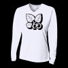 Ladies' Birds-Eye Mesh Long Sleeve V-Neck T-Shirt Thumbnail