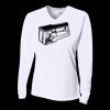 Ladies' Birds-Eye Mesh Long Sleeve V-Neck T-Shirt Thumbnail