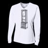 Ladies' Birds-Eye Mesh Long Sleeve V-Neck T-Shirt Thumbnail