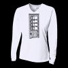 Ladies' Birds-Eye Mesh Long Sleeve V-Neck T-Shirt Thumbnail