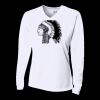 Ladies' Birds-Eye Mesh Long Sleeve V-Neck T-Shirt Thumbnail