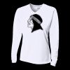 Ladies' Birds-Eye Mesh Long Sleeve V-Neck T-Shirt Thumbnail