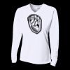 Ladies' Birds-Eye Mesh Long Sleeve V-Neck T-Shirt Thumbnail