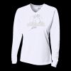 Ladies' Birds-Eye Mesh Long Sleeve V-Neck T-Shirt Thumbnail