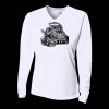 Ladies' Birds-Eye Mesh Long Sleeve V-Neck T-Shirt Thumbnail