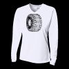 Ladies' Birds-Eye Mesh Long Sleeve V-Neck T-Shirt Thumbnail