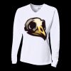 Ladies' Birds-Eye Mesh Long Sleeve V-Neck T-Shirt Thumbnail