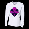 Ladies' Birds-Eye Mesh Long Sleeve V-Neck T-Shirt Thumbnail