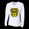 Ladies' Birds-Eye Mesh Long Sleeve V-Neck T-Shirt Thumbnail