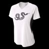 Ladies' Color Block Performance V-Neck T-Shirt Thumbnail