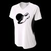 Ladies' Color Block Performance V-Neck T-Shirt Thumbnail