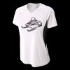 Ladies' Color Block Performance V-Neck T-Shirt Thumbnail