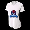 Ladies' Color Block Performance V-Neck T-Shirt Thumbnail